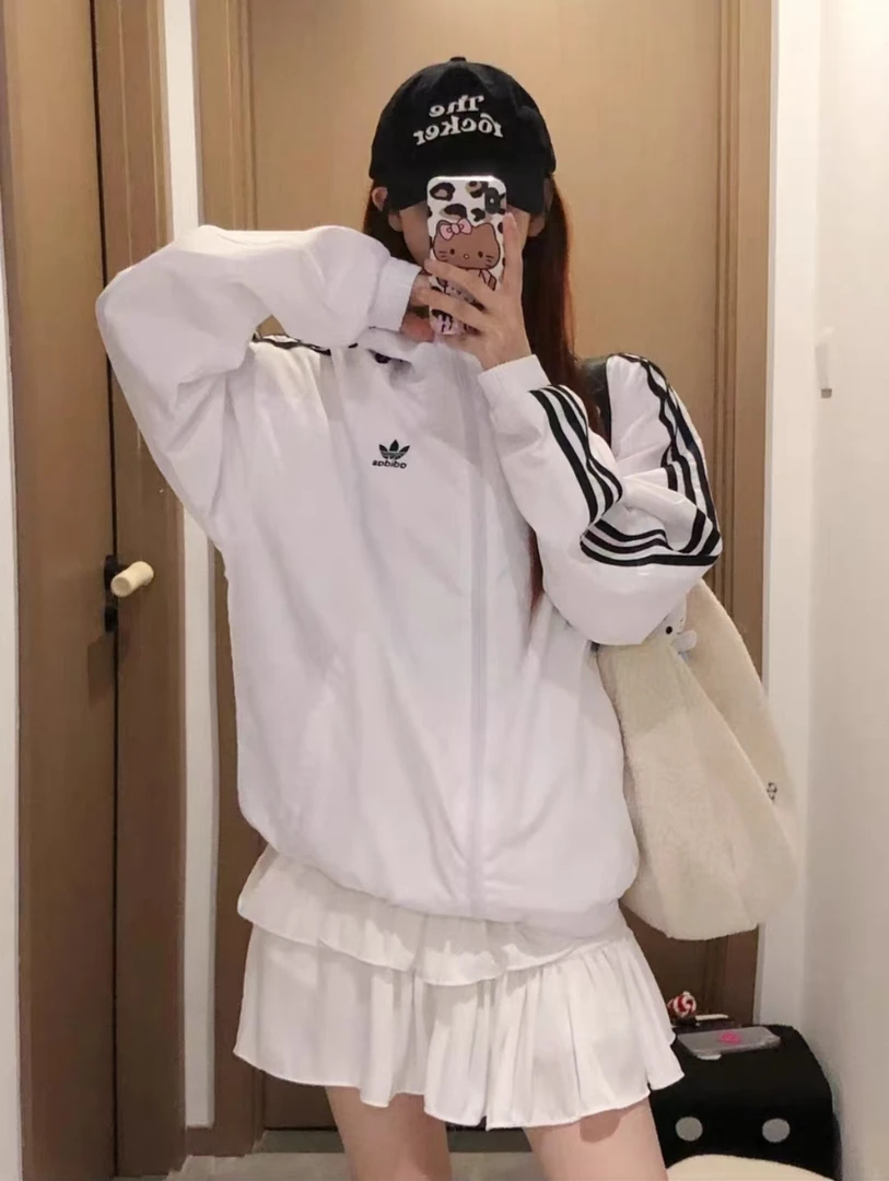 【商场撤柜】男女同款立领风衣外套刺绣Logo宽松百搭