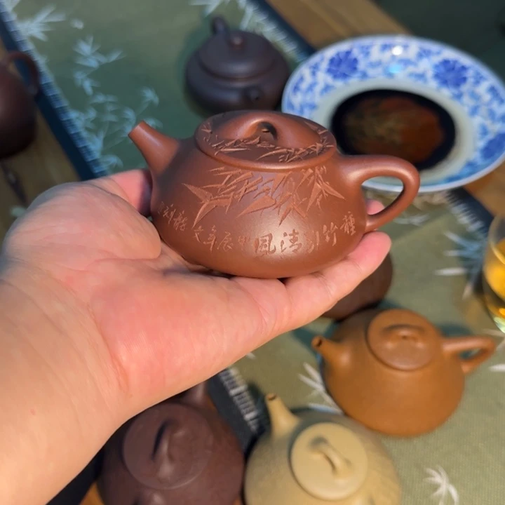 紫砂茶壶精工半手