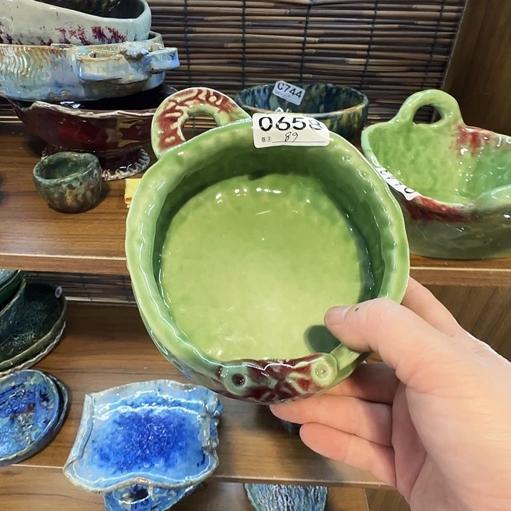 枚***孑异型纯手工咖啡杯盘碗