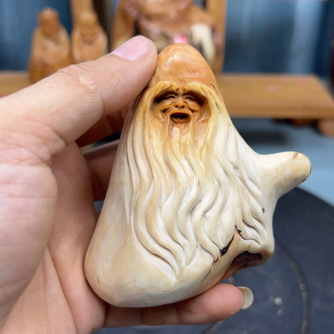 木?*崖柏木摆件手把件