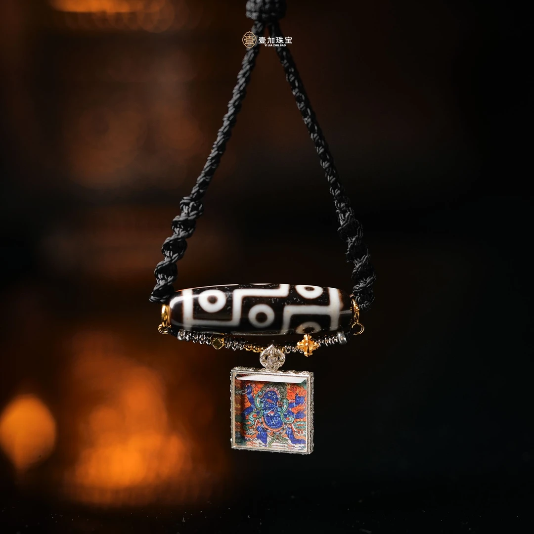 壹加师姐|手工设计大黑天小卡横版九y项链多样性发一8228N