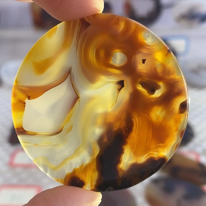 玛瑙/玉髓合金颈饰