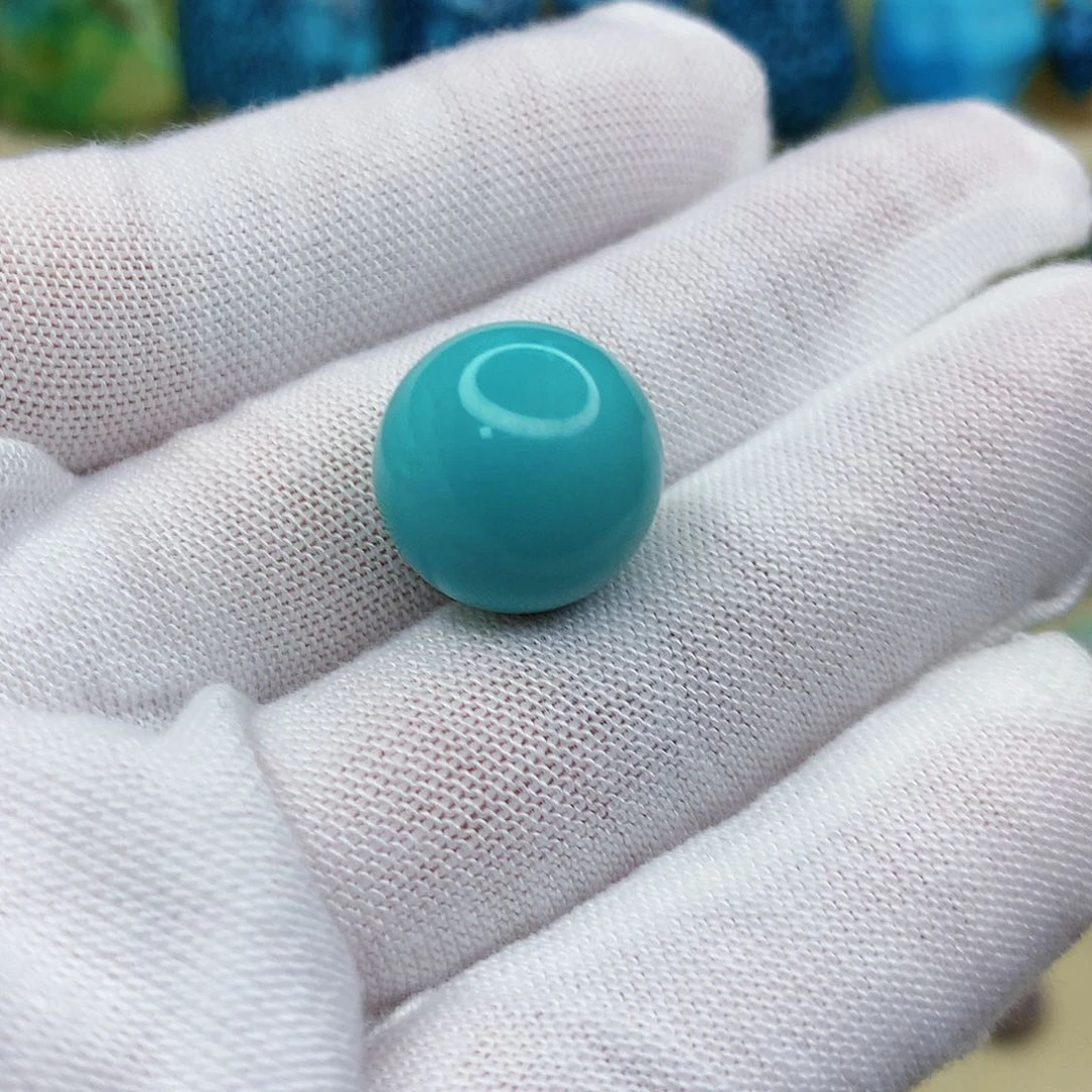 绿松石未镶嵌三彩随行