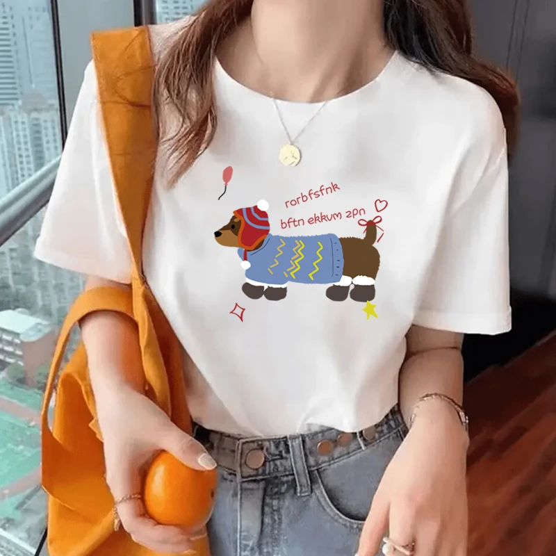 【100％纯棉】2025纯棉潮流圆领短袖百搭男女同款情侣款多种图案