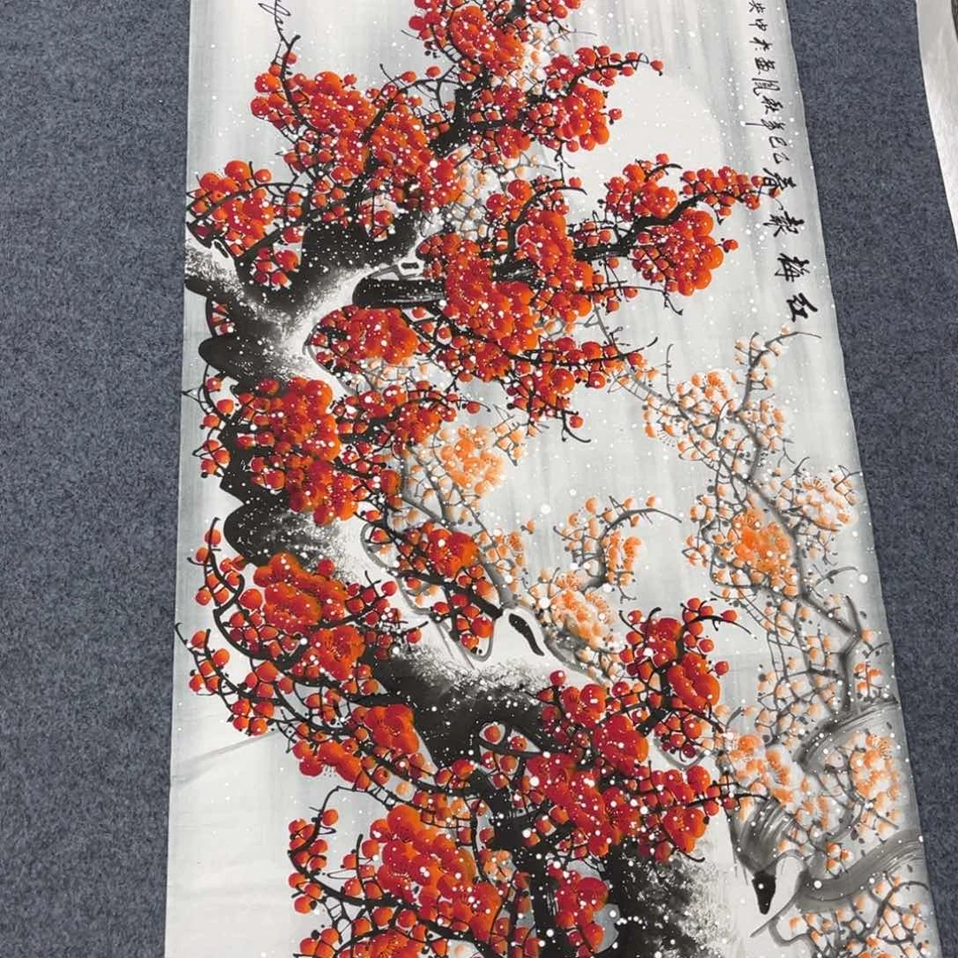 国画宣纸手绘，手工作品