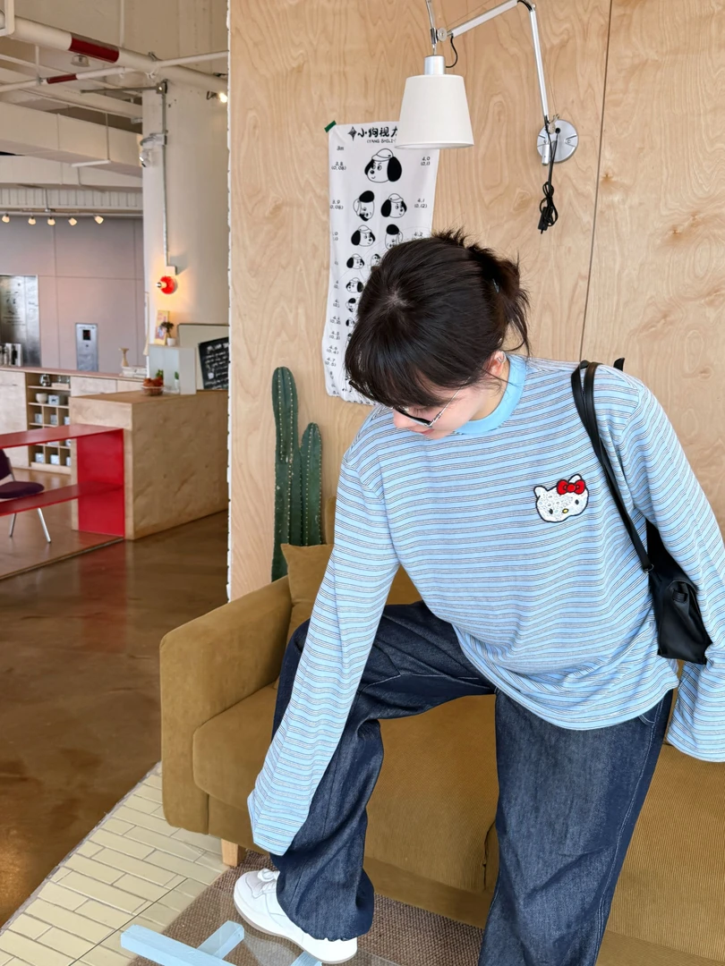 SEVENFUOO-【凯蒂条纹】长袖