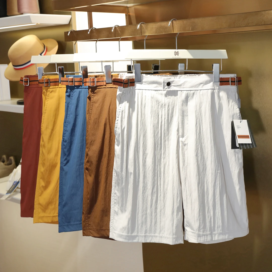 意式奢华2025夏季新款男士户外跑步运动健身速干宽松休闲短裤1195