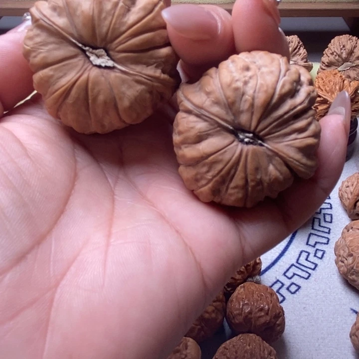 满***）大叶紫檀（黑酸枝木类）南瓜墩40