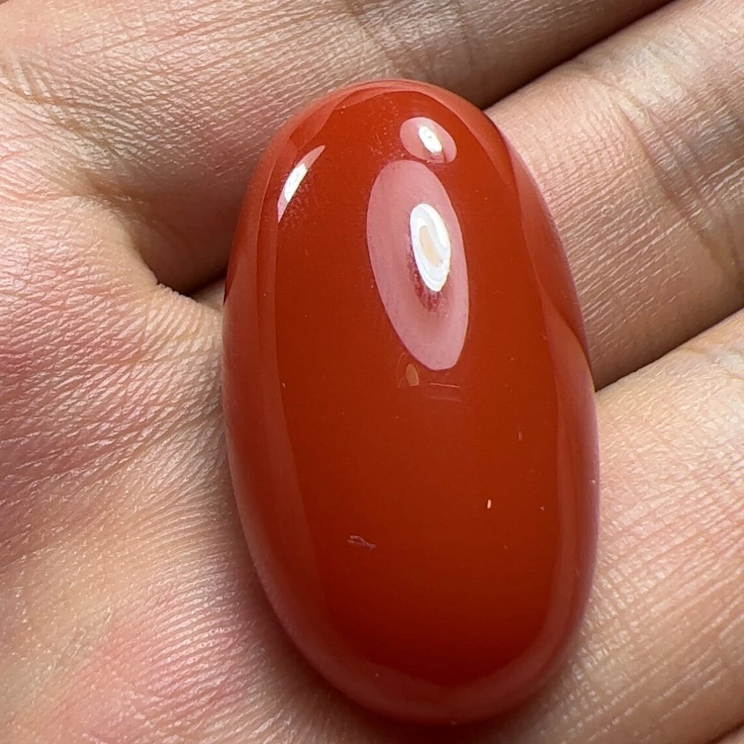 南红玛瑙蛋面未镶嵌