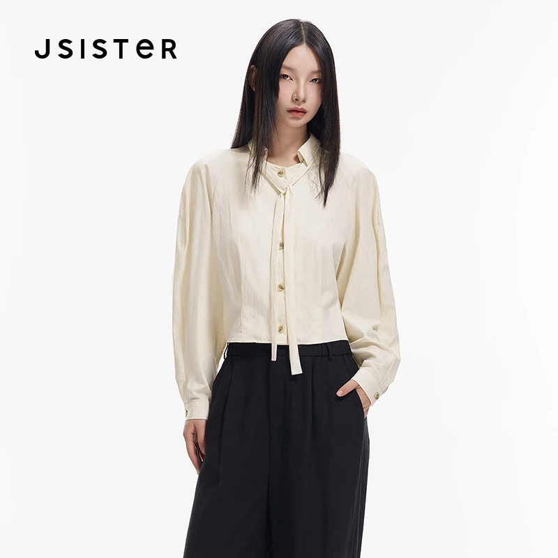 2739【马琦尧专属】jsister 春秋新品 JS女装法式气质衬衫