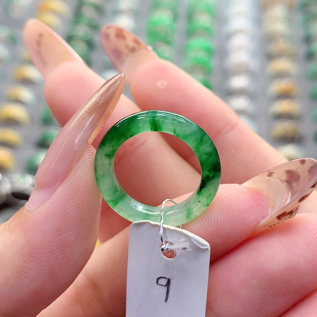 未镶嵌戒指翡翠9号