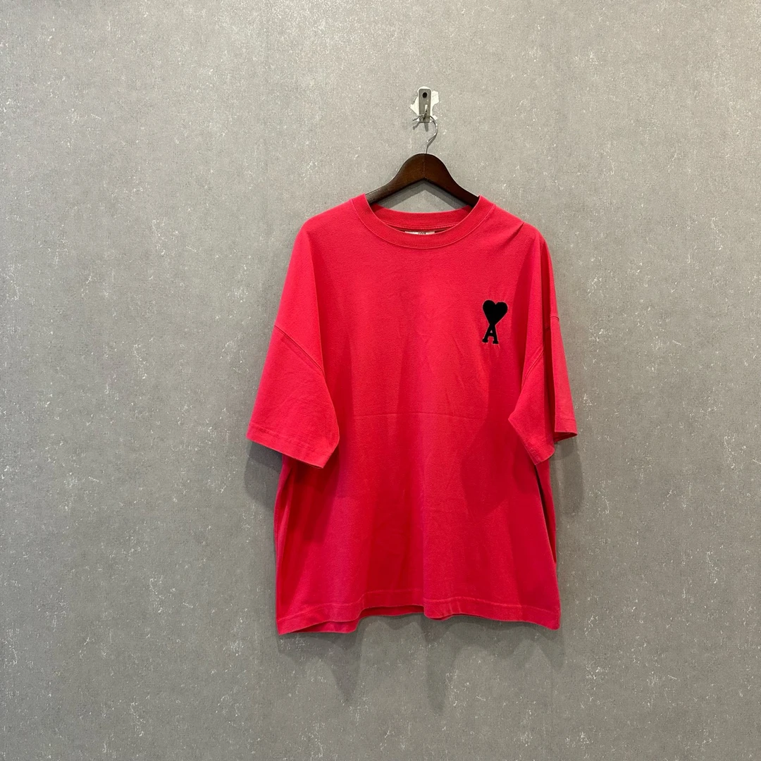99新 LouisVuitton/路易威登 纯色刺绣爱心短袖 XL码003225