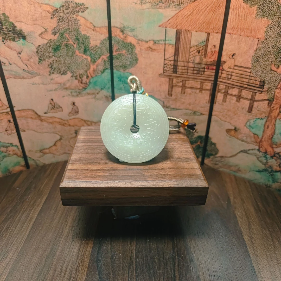 H和田玉平安扣吊坠0521