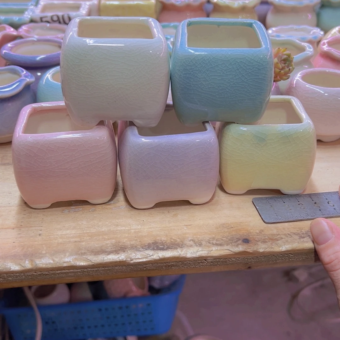 陶瓷花盆当场凑满12包邮