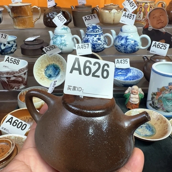 摆件626景德镇手工柴烧茶器