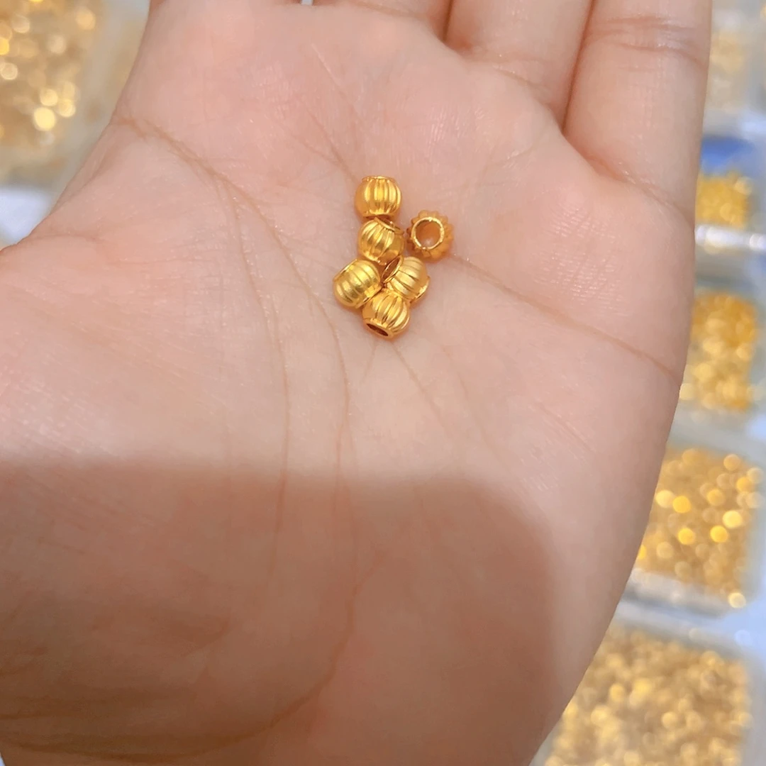 铜合金灯笼隔珠6个半信