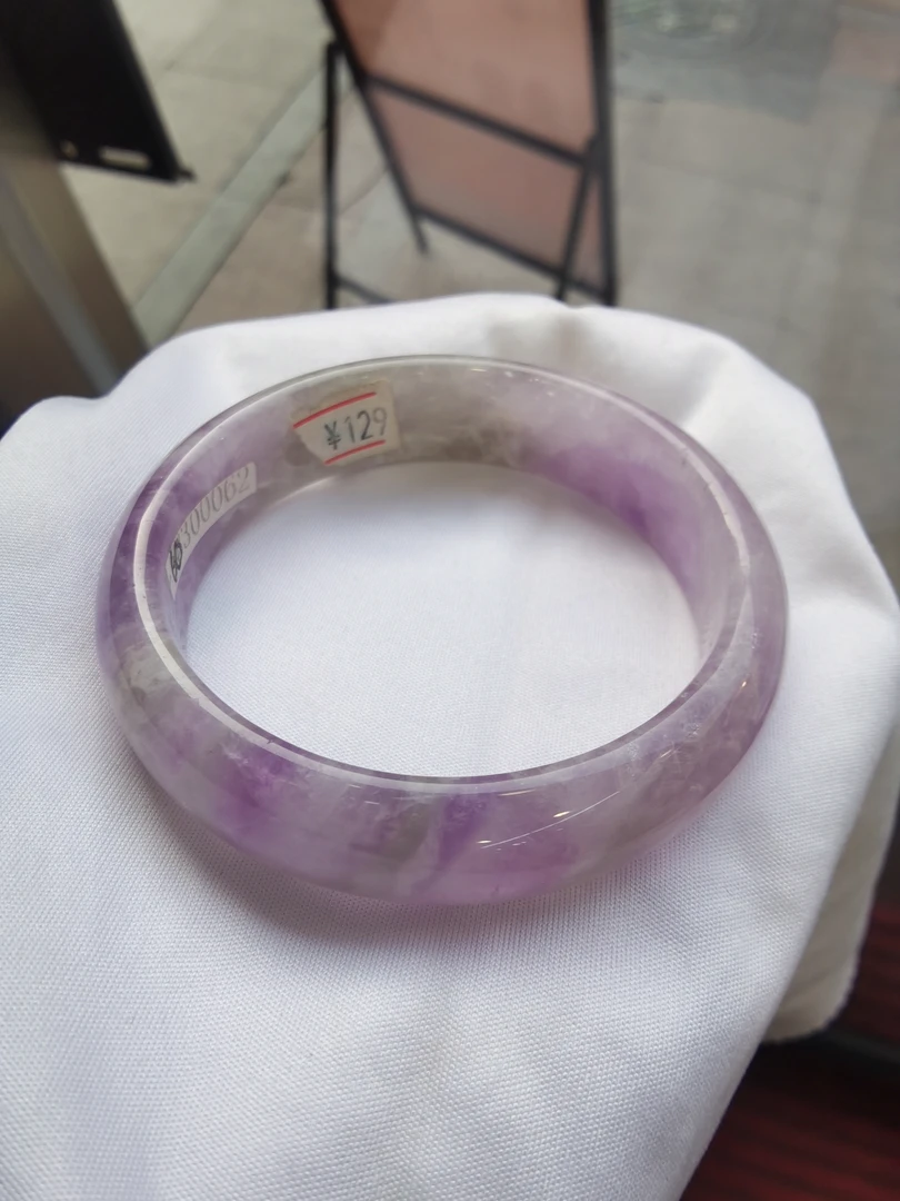 天然紫水晶手镯薰衣草紫水晶天然水晶手镯巴西紫水晶多样性发货