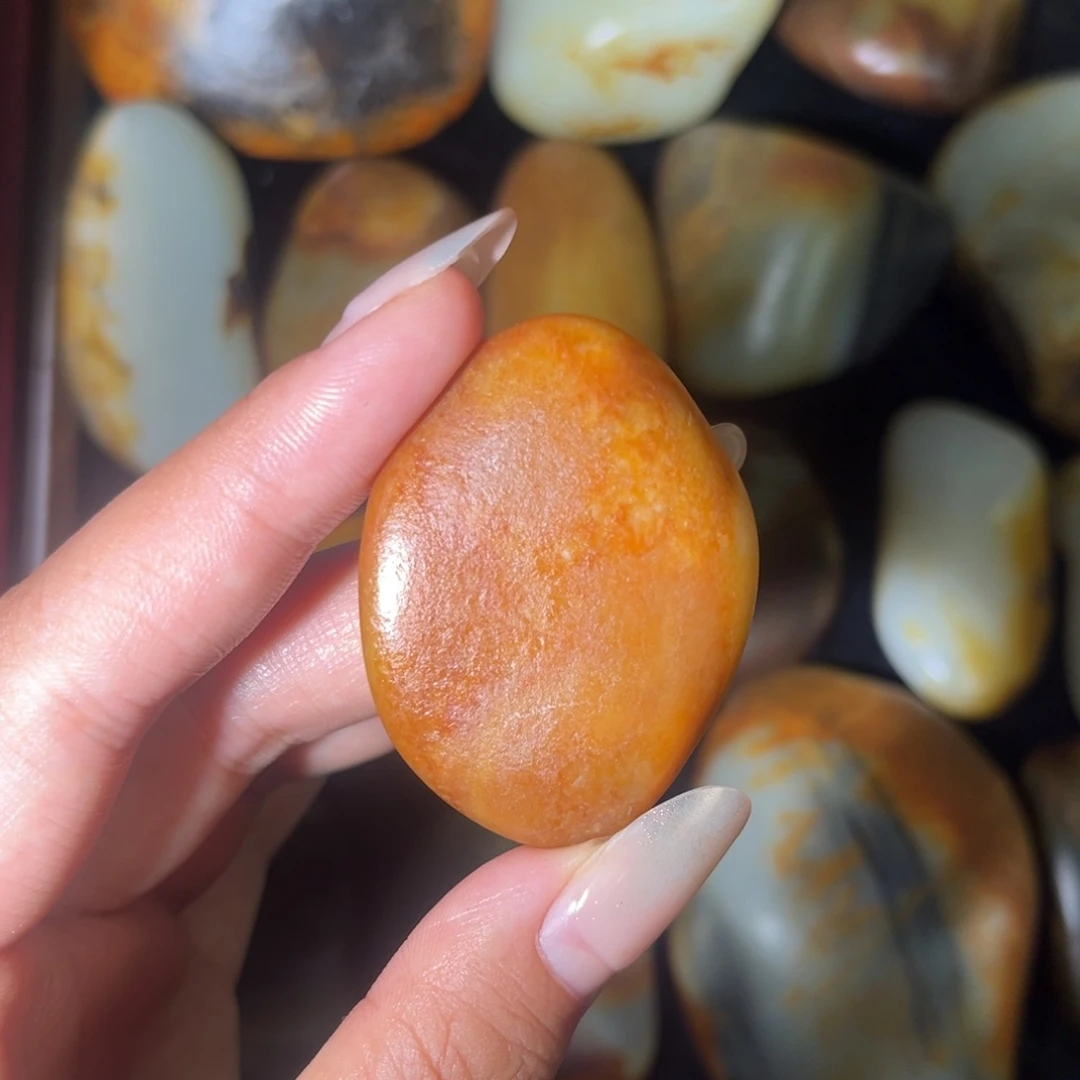 和田玉未镶嵌挂件37.4