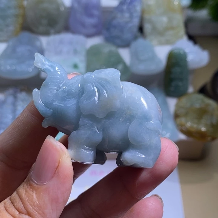 【闪购商品】颈饰未镶嵌翡翠源**断象