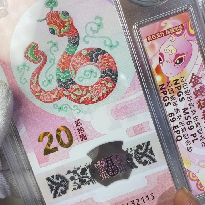 其他普通金属蛇年一币一钞