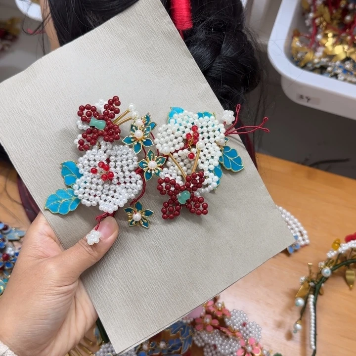 醋酸铁合金鹅毛仿点翠