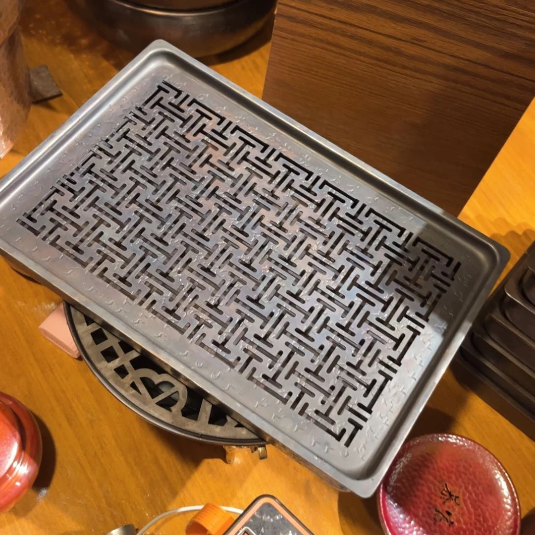 滑****棋复古窗花壶承手工锻打工艺