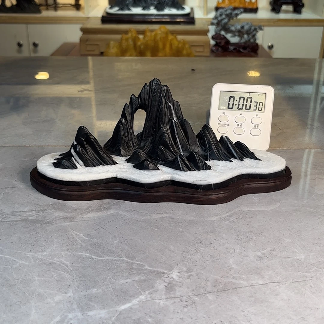 阿***张灵璧石手工雕刻奇石摆件