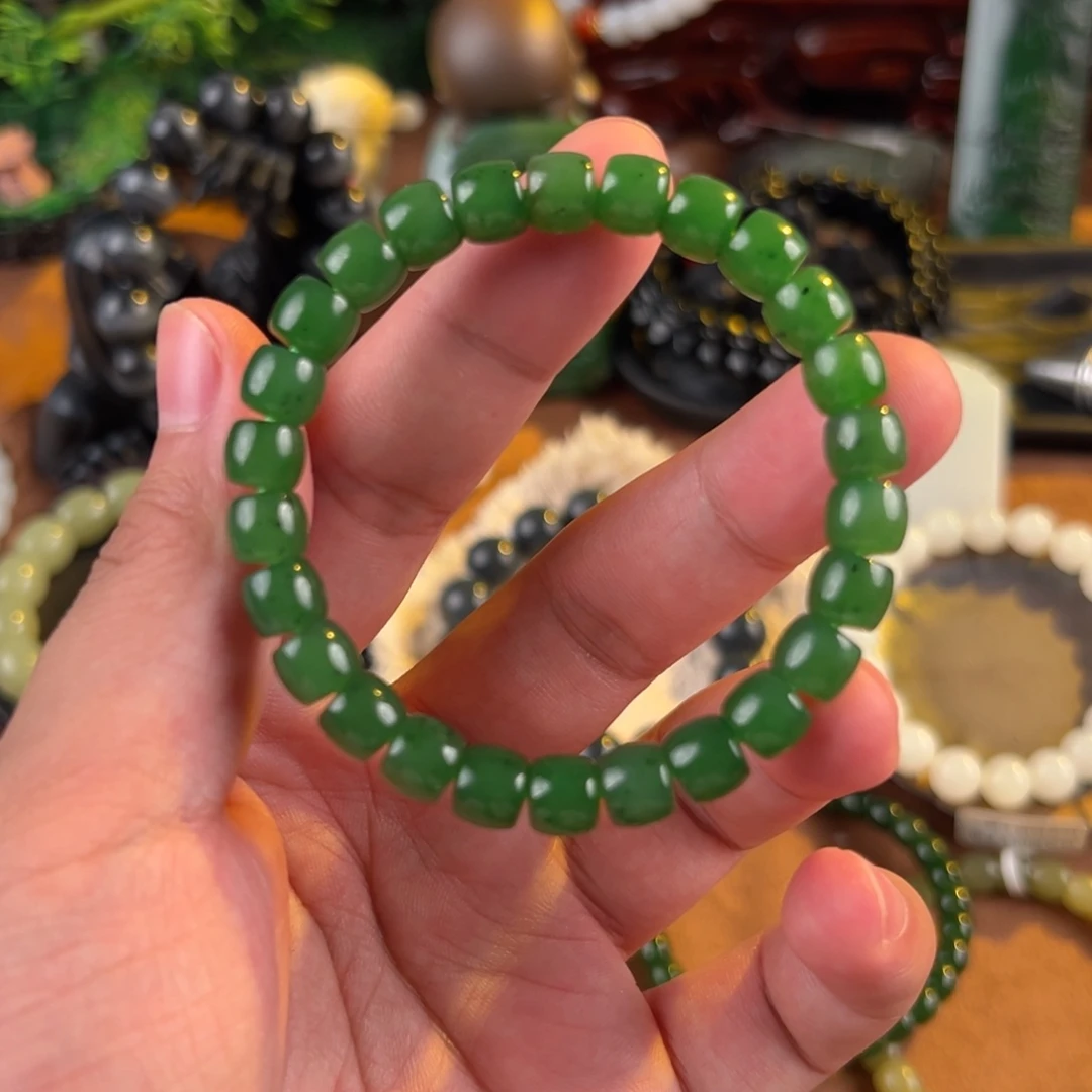 和田玉未镶嵌手链