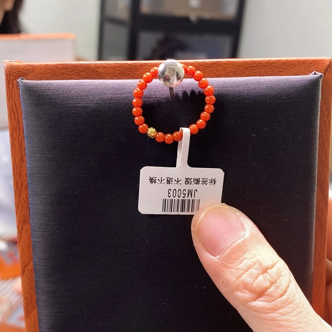 南红玛瑙戒指未镶嵌肥*5003