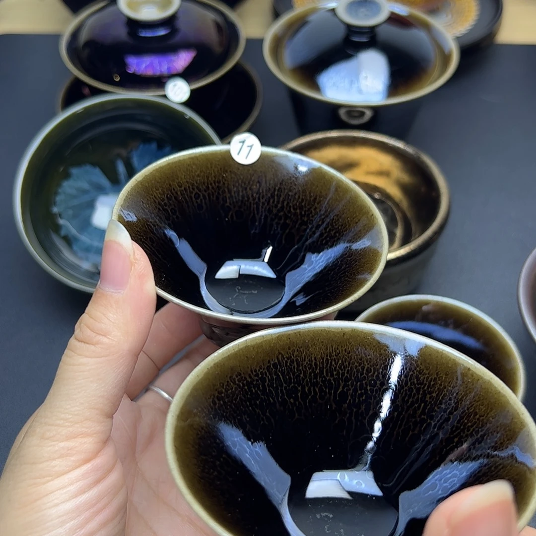 茶盏建窑建盏主人杯