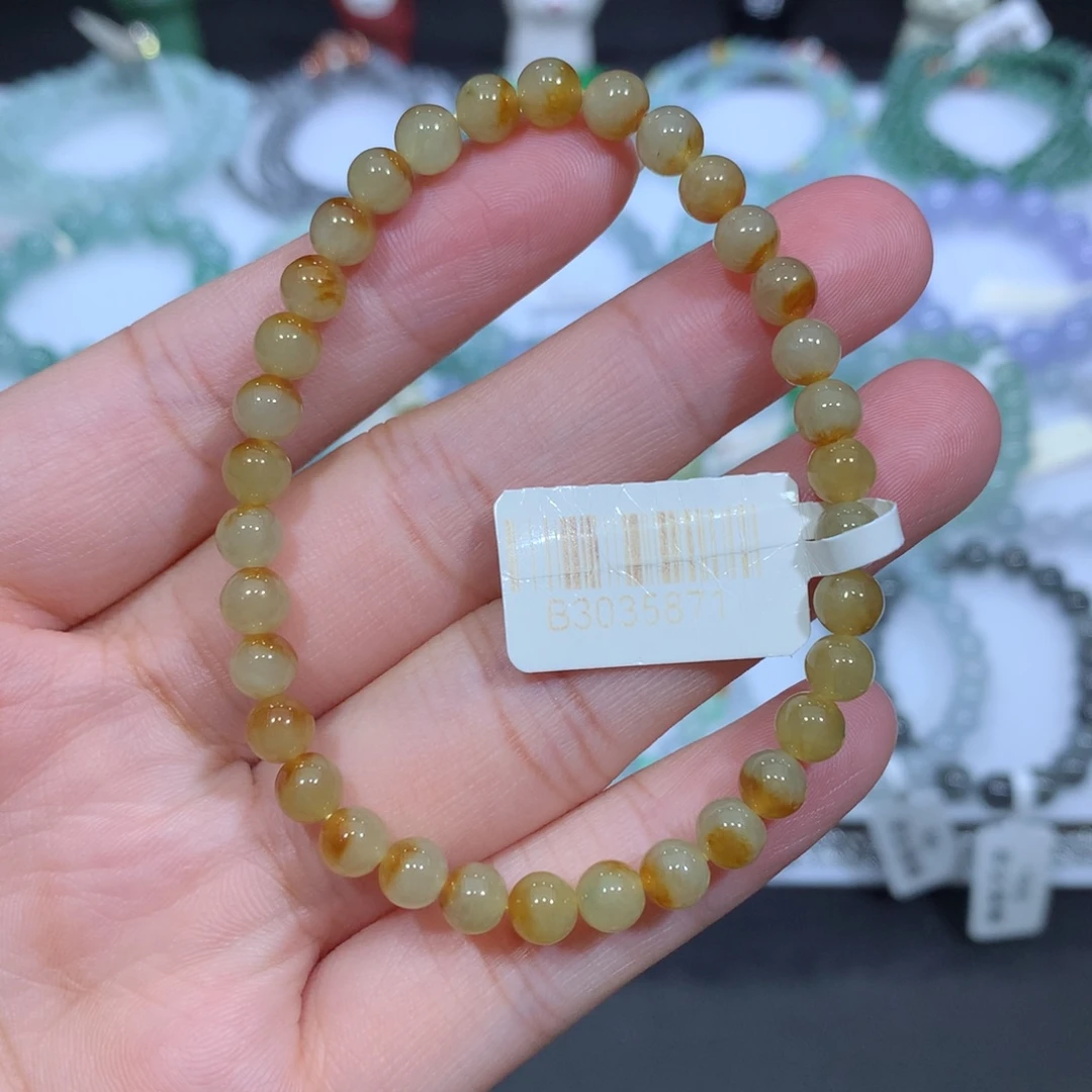 翡翠未镶嵌手串天然