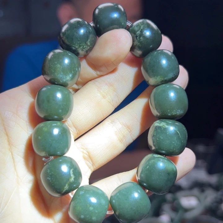 手链未镶嵌和田玉（糖玉）