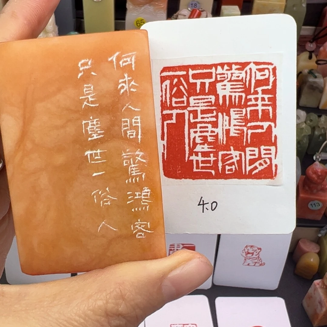 寿山石印石何来人间惊鸿客4.0