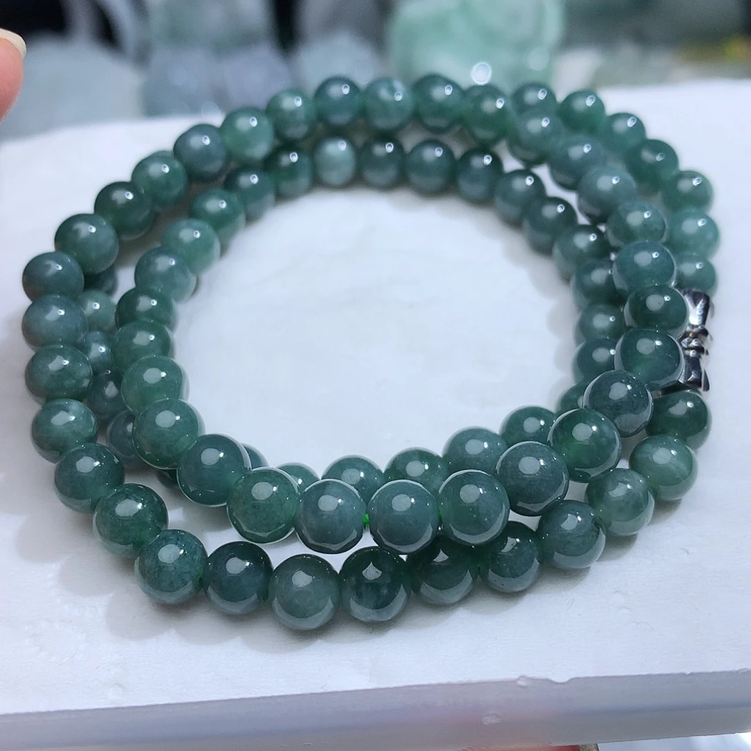 翡翠未镶嵌颈饰361