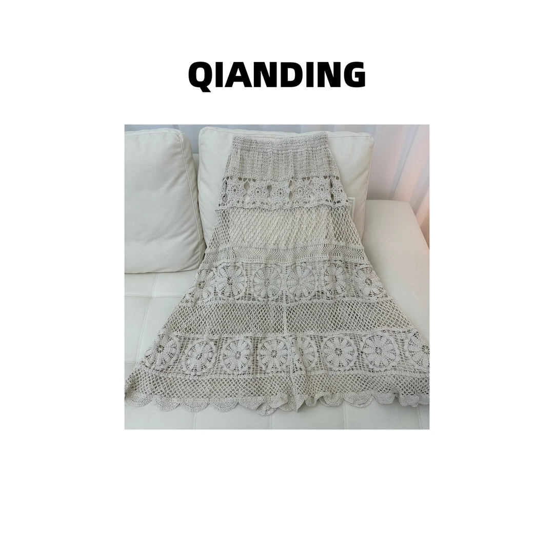 JZ【巴厘岛假期】春季欧若风纯棉亲肤透气显瘦度假风半身裙JZ2546