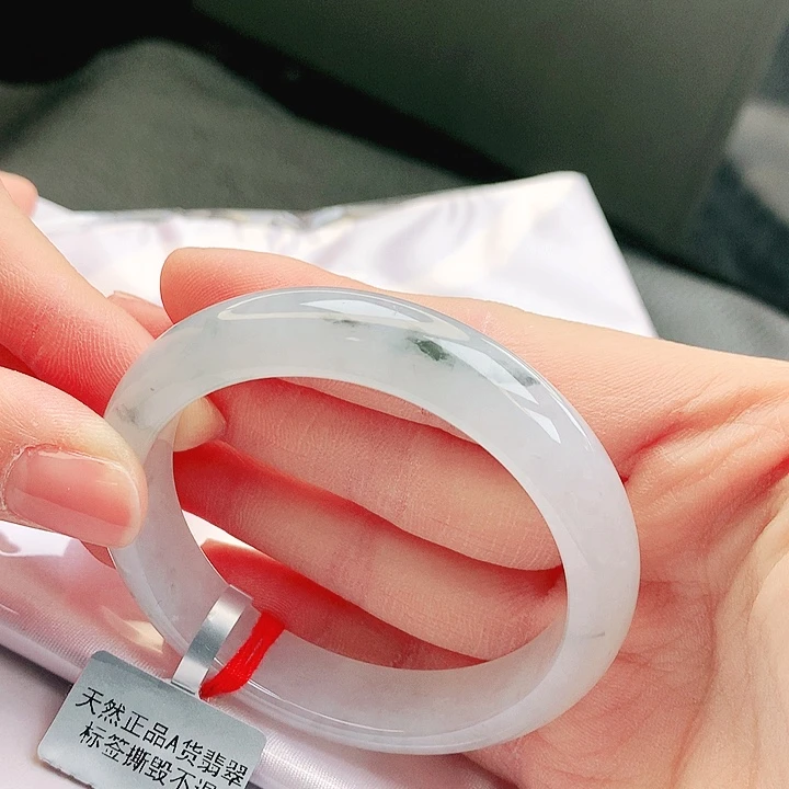 翡翠未镶嵌手镯缅甸天然a货翡翠手镯