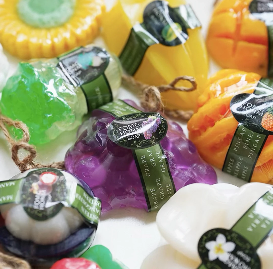 网红DIY3D手工水果精油皂
