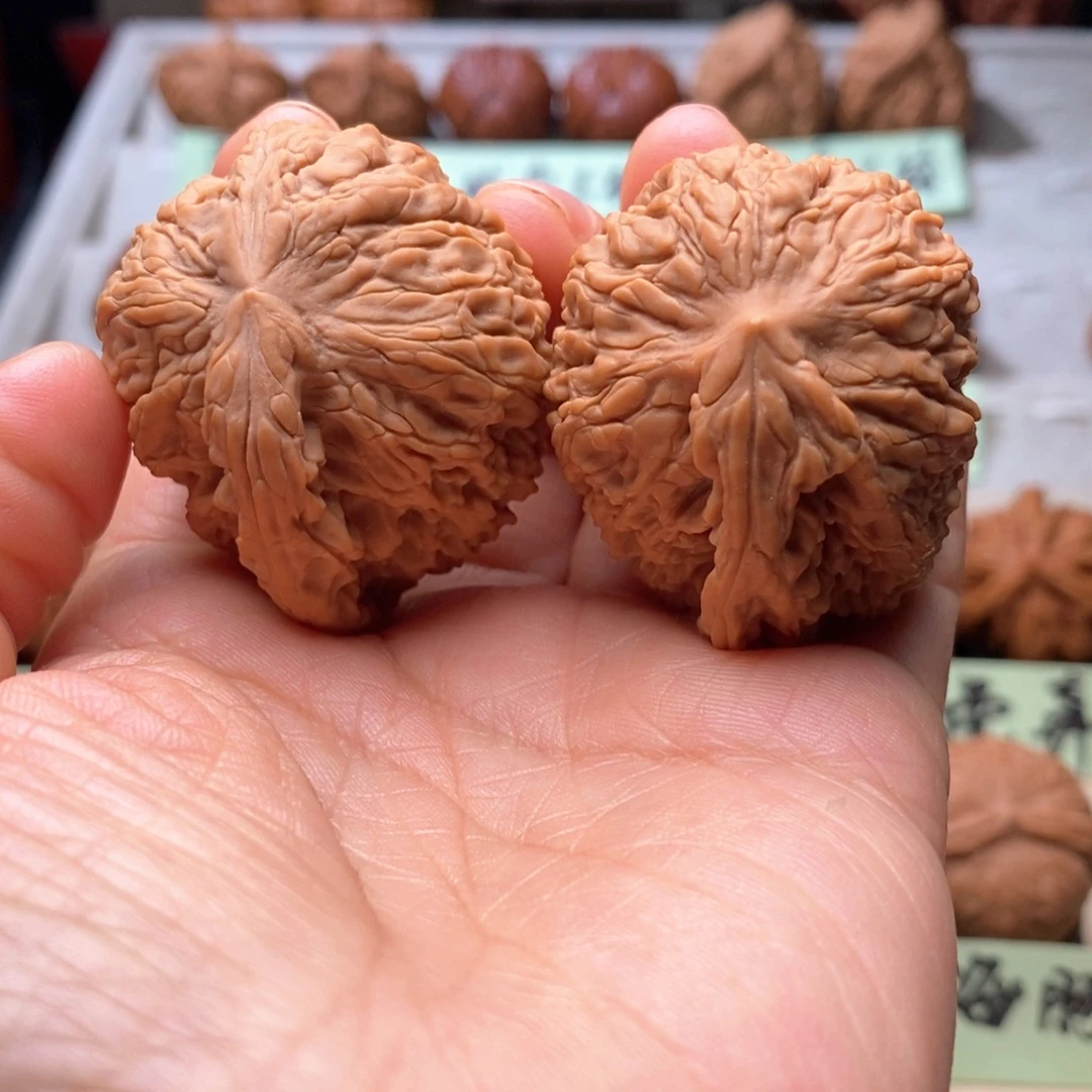 2***2文玩核桃把件南疆一帆风顺