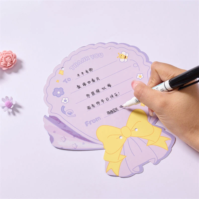 教师节礼物感恩立体花束贺卡手工diy花艺制作材料鲜花包装卡片