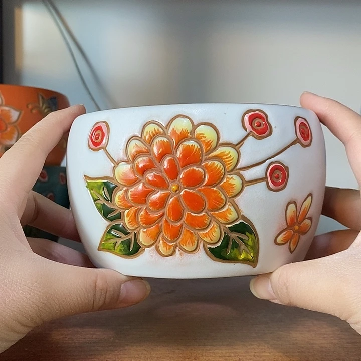 外13内11.5高10左右，纯手工制作，一单包邮