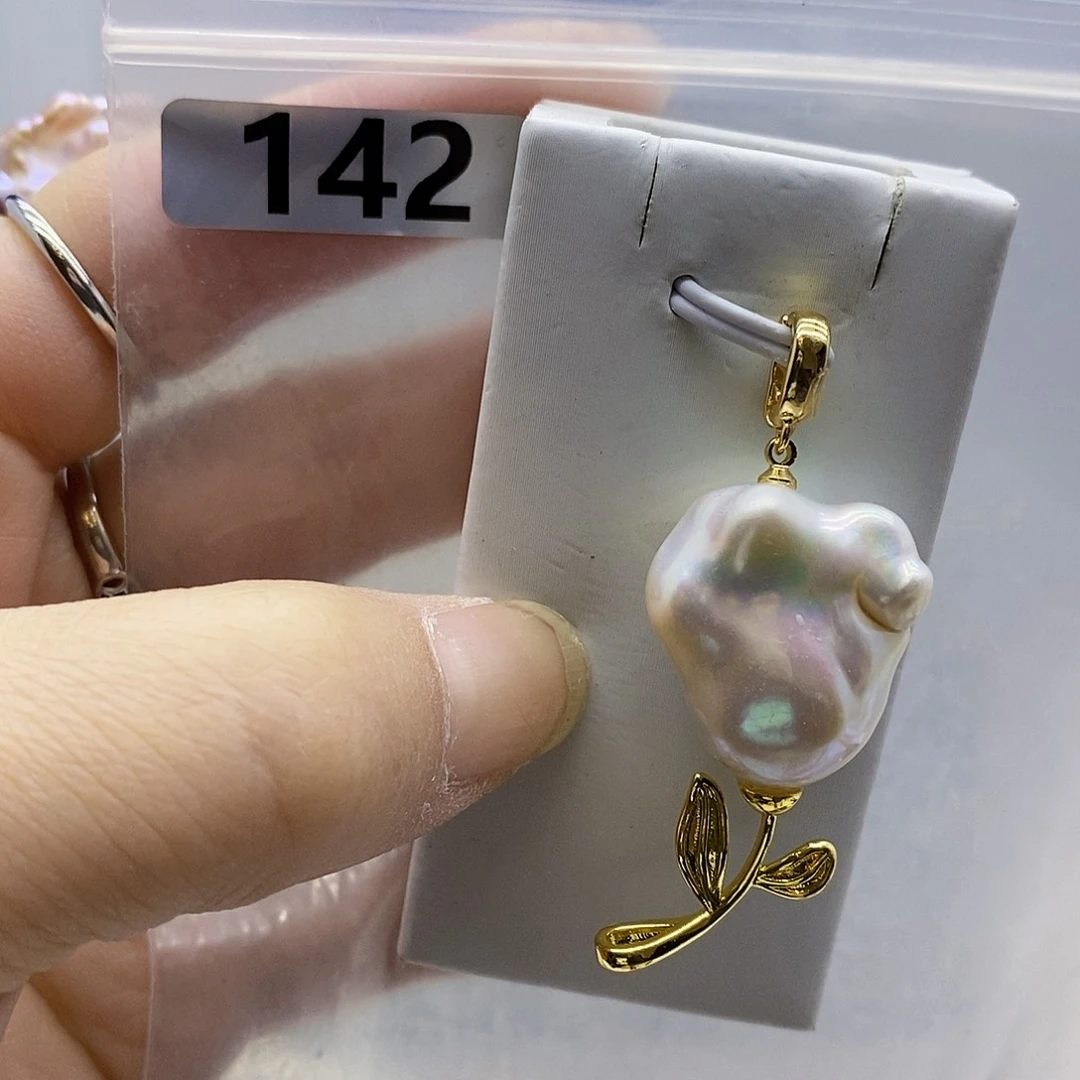 颈饰合金淡水珍珠