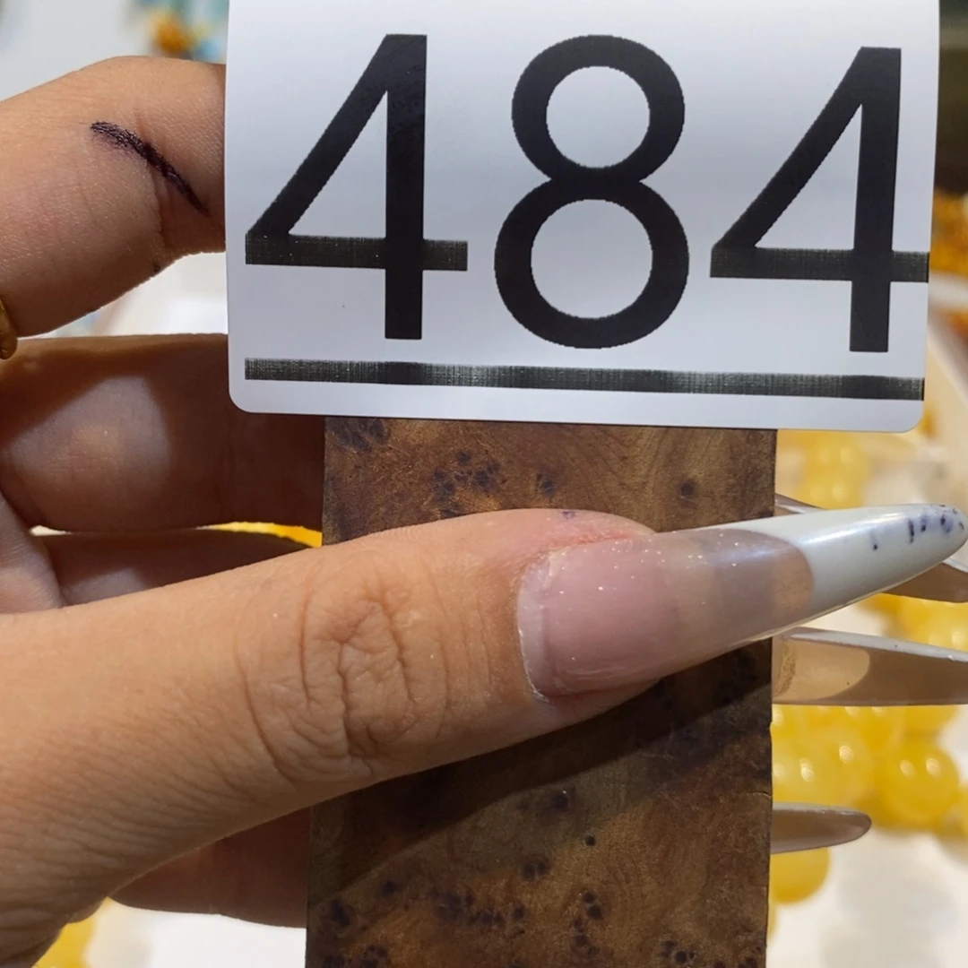 香榧木圆珠圆雕手工串484