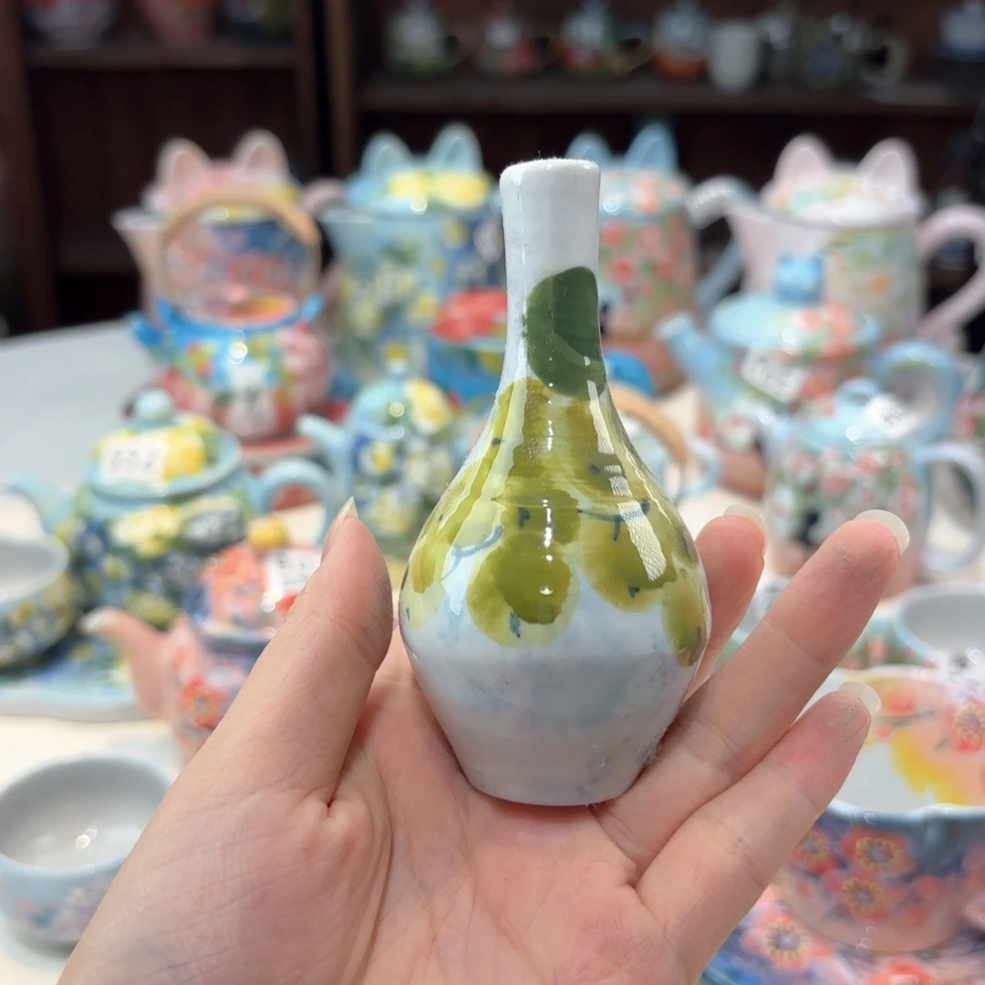 景德镇手绘高温釉下彩陶瓷茶具
