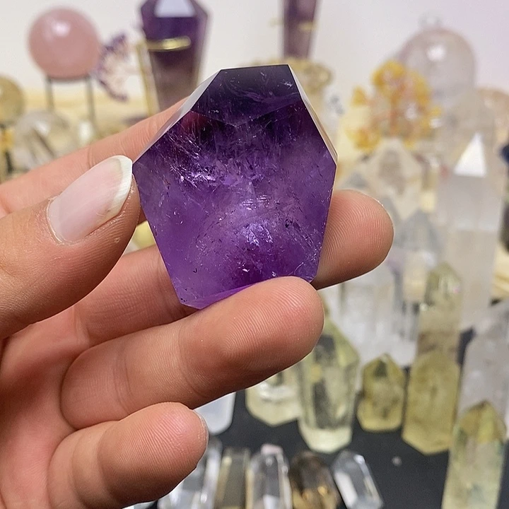 紫晶未镶嵌眼镜水晶428