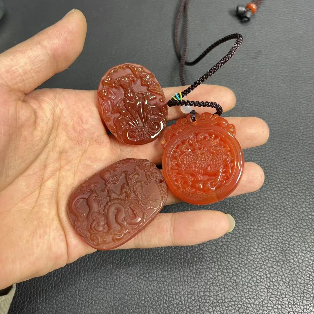 天然玛瑙特色吊坠 A166—多样性发