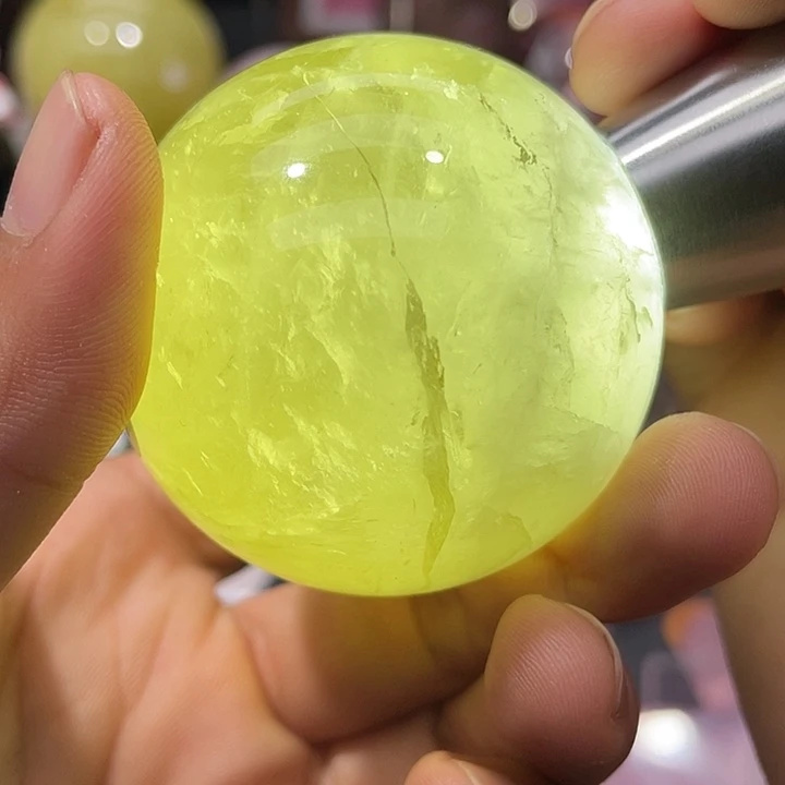 水晶珠宝半成品未镶嵌微瑕5.43