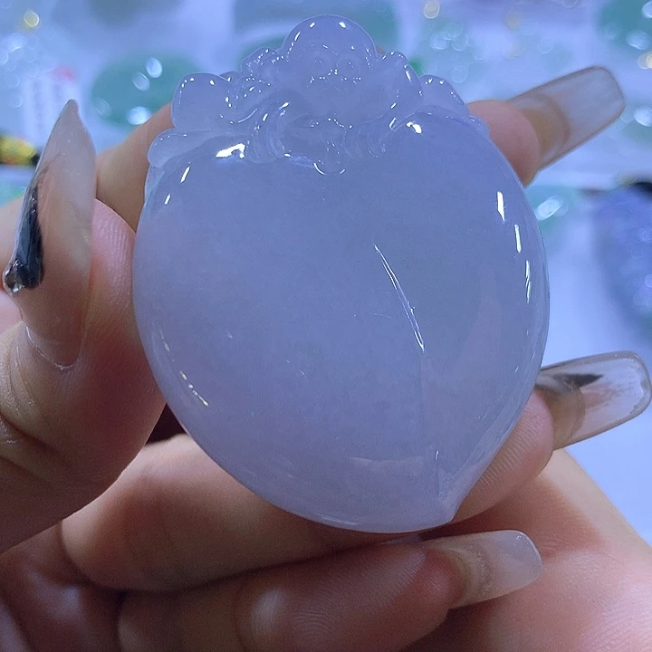 颈饰未镶嵌翡翠天然翡翠A货吊坠