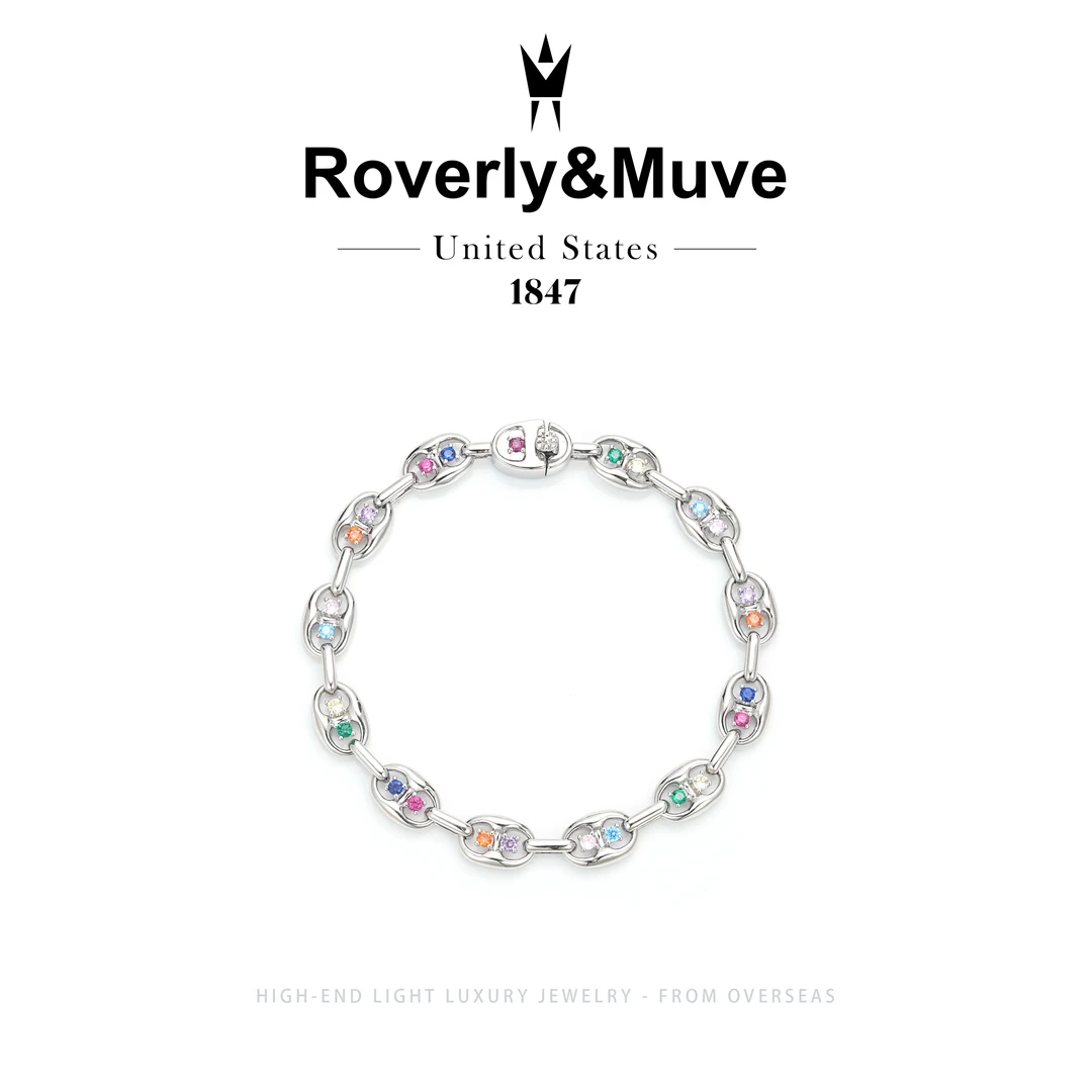 【巴黎时光】Roverly&Muve设计师款轻奢时尚手链F3137