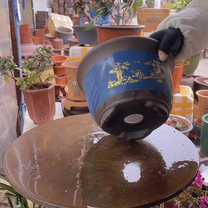 紫砂宜兴紫砂蓝熊猫小