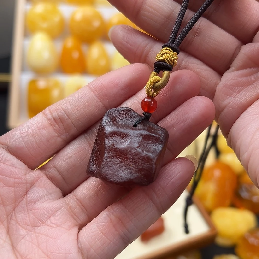 蜜蜡颈饰未镶嵌蜜蜡